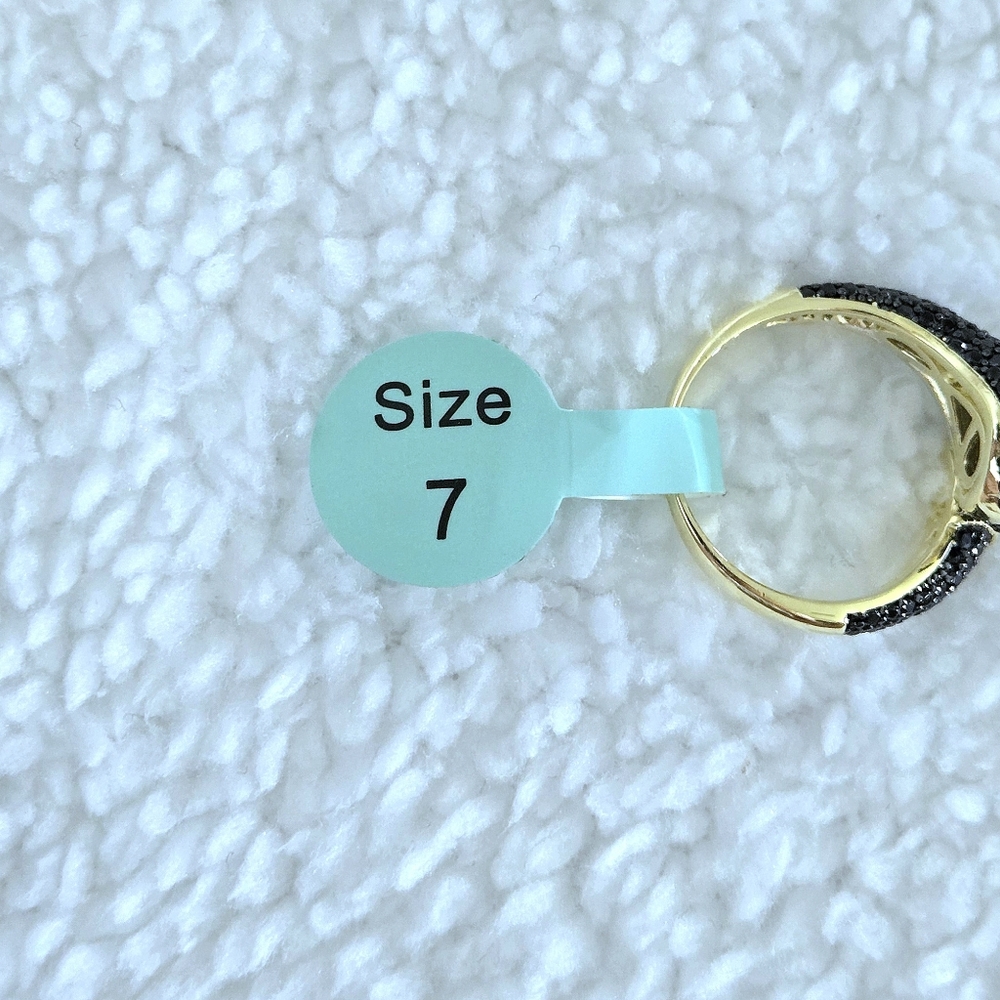Cote d'Argent Black🖤 Panther Bypass Ring💍 - NWT - Picture 5 of 15